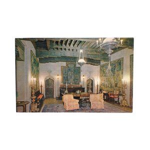 Vintage Postcard Hearst San Simeon Historical Monument Morning East Room P27747